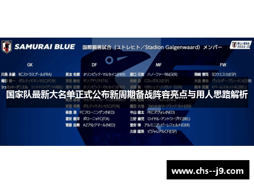 国家队最新大名单正式公布新周期备战阵容亮点与用人思路解析 国家队最新大名单正式公布新周期备战阵容亮点与用人思路解析